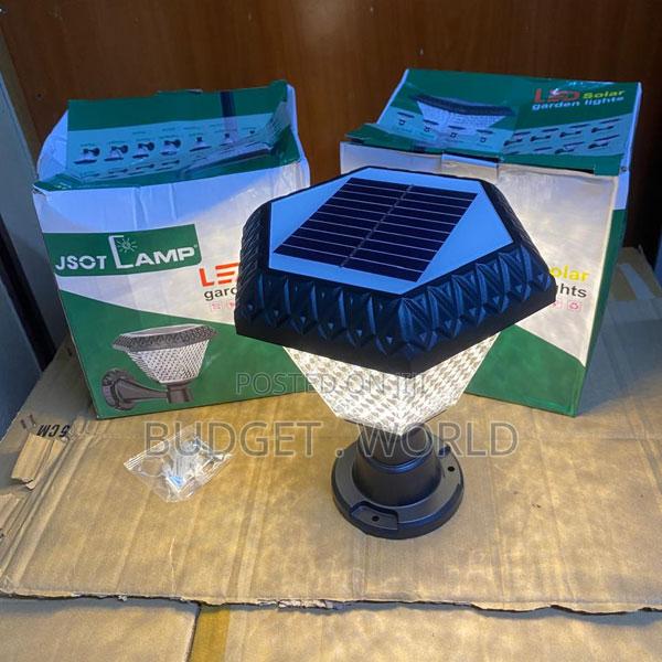 Solar Powered Decorative Gate Lamp – Multi-Function Led Light