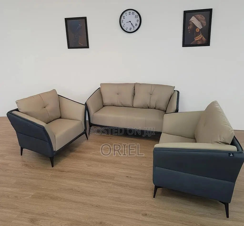 Office Sofa : Executive 5-Seater Office Lobby Sofa-Set