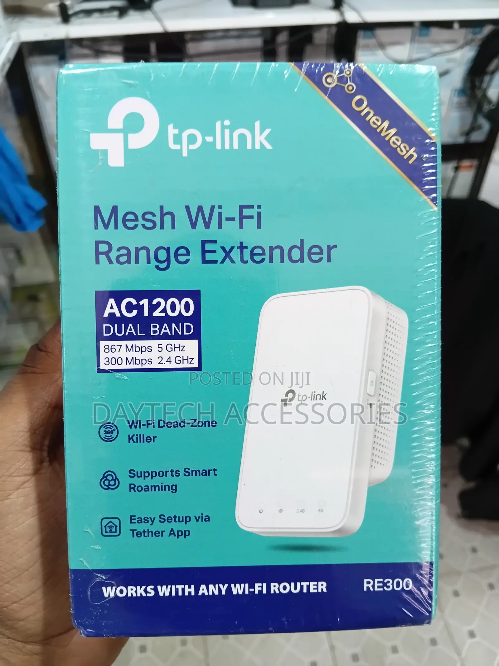 Tp-Link Re300 Ac1200 Mesh Wi-Fi Range Extender/Wifi Booster.