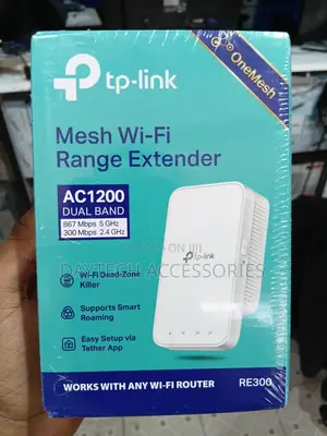 Tp-Link Re300 Ac1200 Mesh Wi-Fi Range Extender/Wifi Booster.