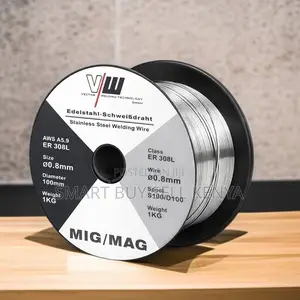 Easy Feed Stainless Steel 0.8mm 1kg Flux Cored Gasless Mig Wire
