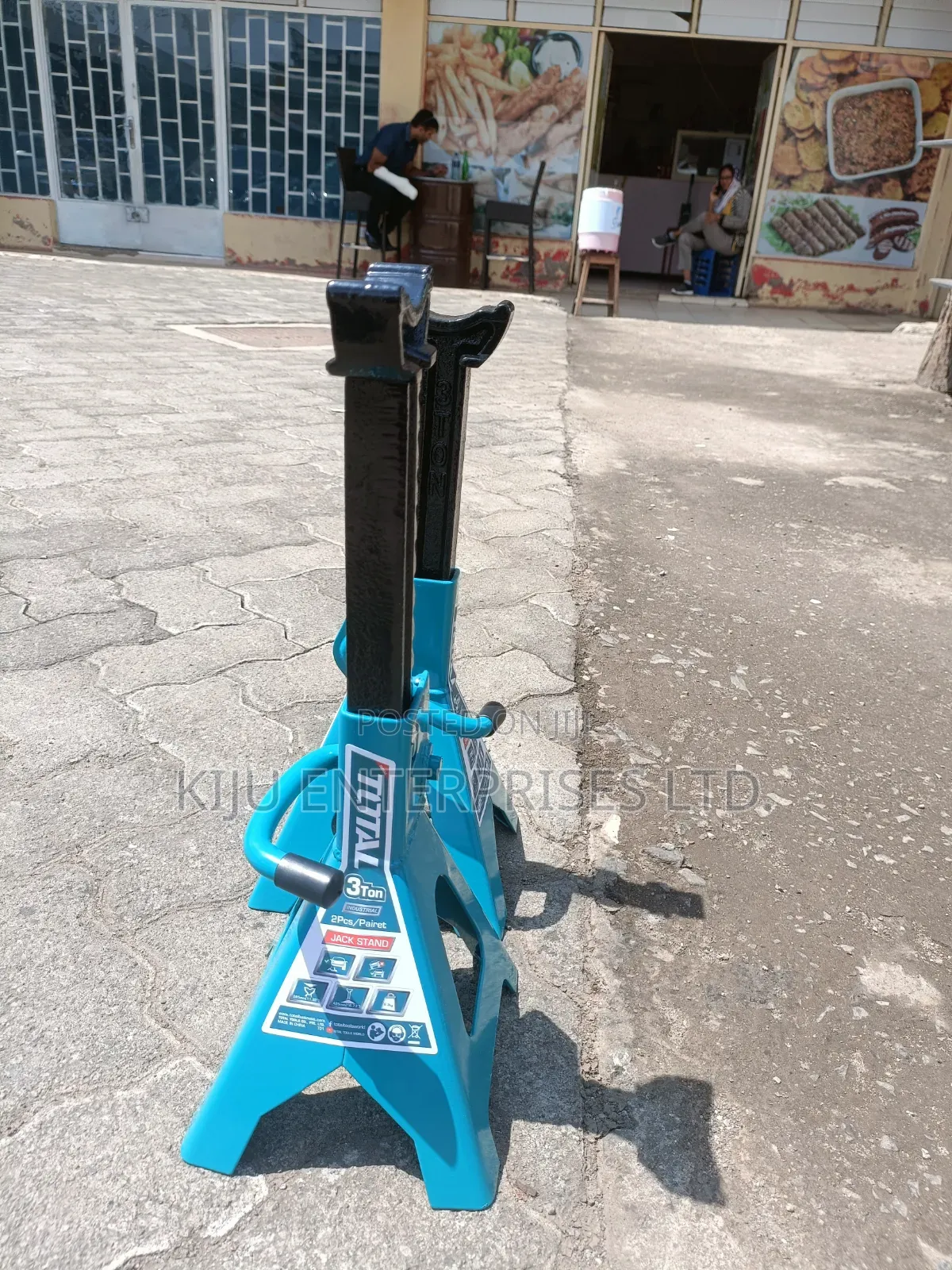 Total 3 Ton Adjustable Jack Stand (Pair) Heavy Duty Axle Stands