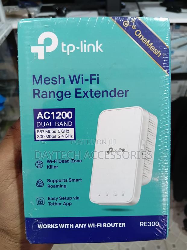 Tp-Link Ac1200 Wifi Extender (Re300) - White - thumbnail 3