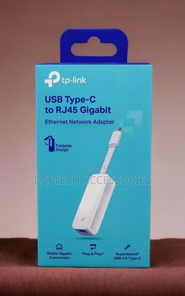 Tp Link Usb Type C to Rj 45 Gigabit Ethernet Network Adapter Ue300c