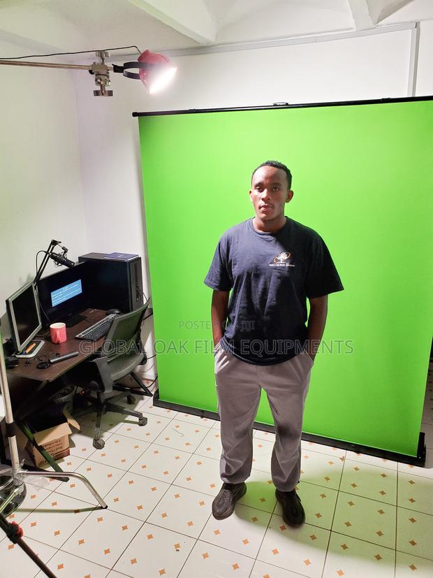 1.8x2m Green Screen Rollup Chroma Key Backdrop + Carry Case Brand New