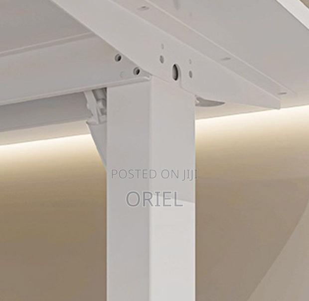 Office Desk :White 120cm Electric Height Adjustable Sit-Stand Desk - thumbnail 8