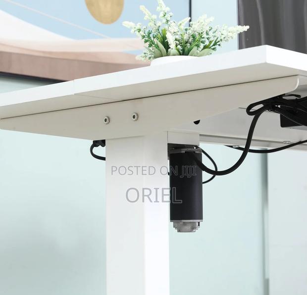 Office Desk :White 120cm Electric Height Adjustable Sit-Stand Desk - thumbnail 12