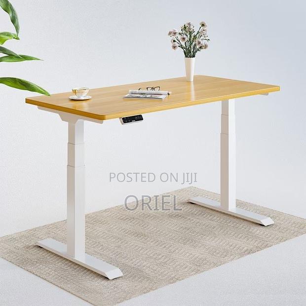 Office Desk :White 120cm Electric Height Adjustable Sit-Stand Desk - thumbnail 15