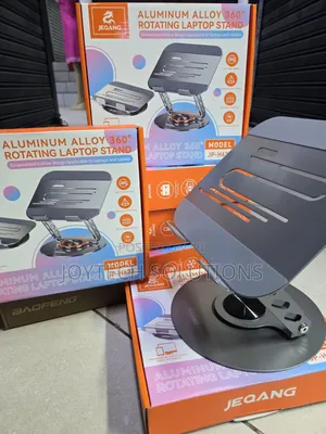 Ultra-Durable Jeqang Jp-H632 Aluminum 360° Swivel Laptop Riser