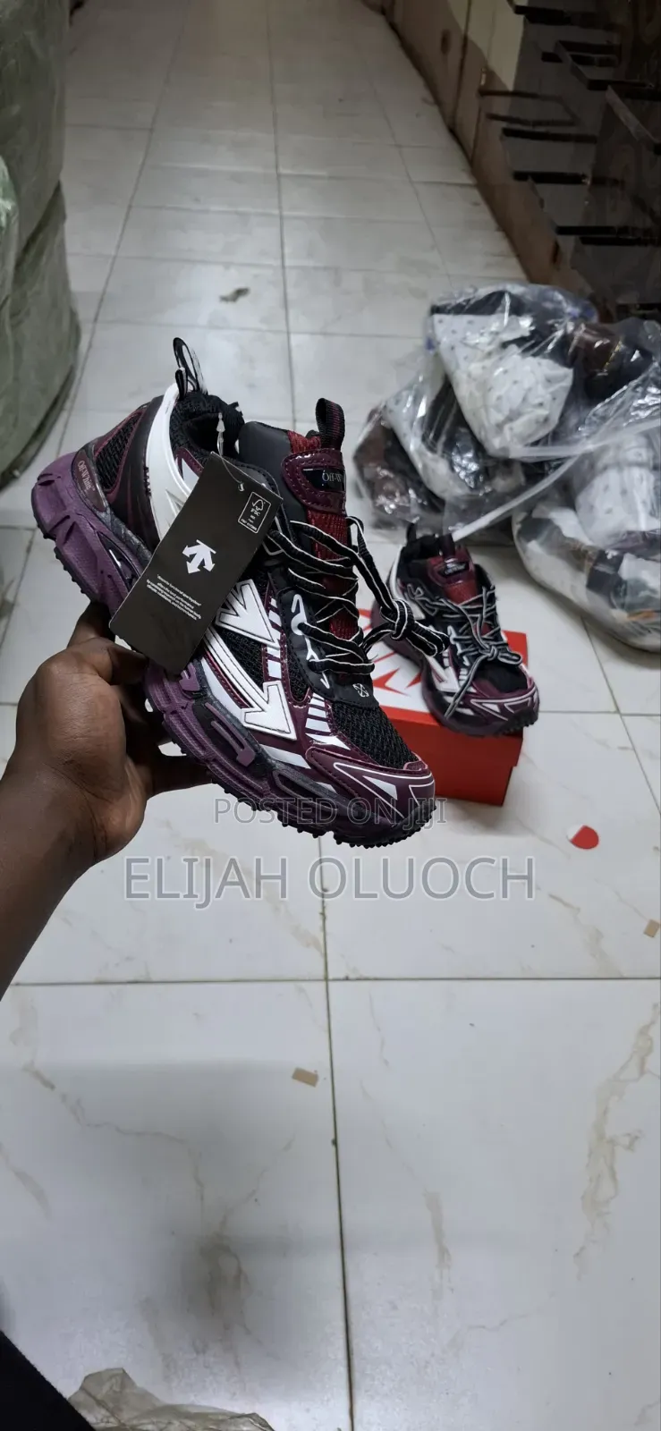 Off-White Quality Leather Sneakers/Shoes