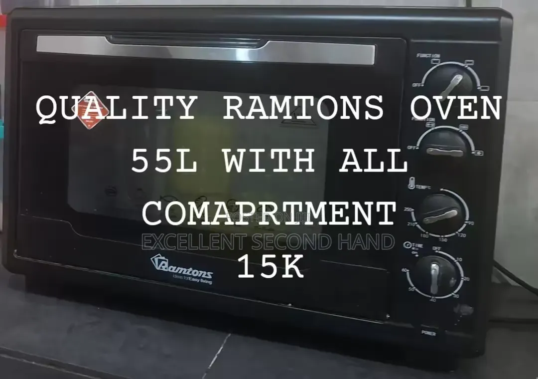 Ramtons Oven 55l Ramtons 4 Burner Cooker
