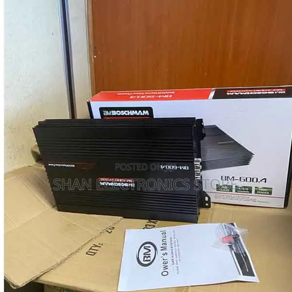 Highs and Strong Performance Boschmann Bm600 4channel Amplifier