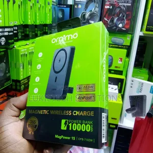 Oraimo Wireless Magnetic Powerbank 10000mah 22.5 Watts Fast Charger
