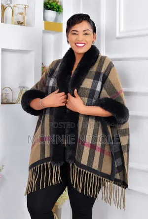Super Soft Woolen Poncho Kenya Style