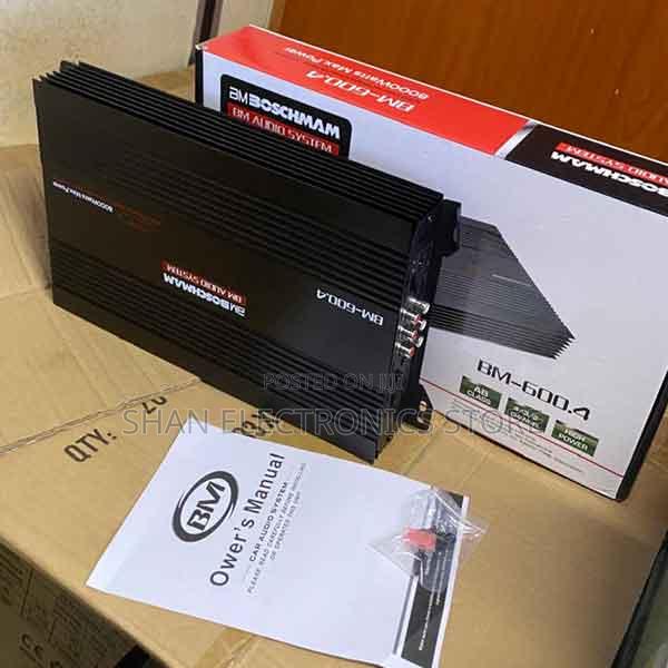 Adjustable Filters Boschmann Bm600 4channel Amplifier