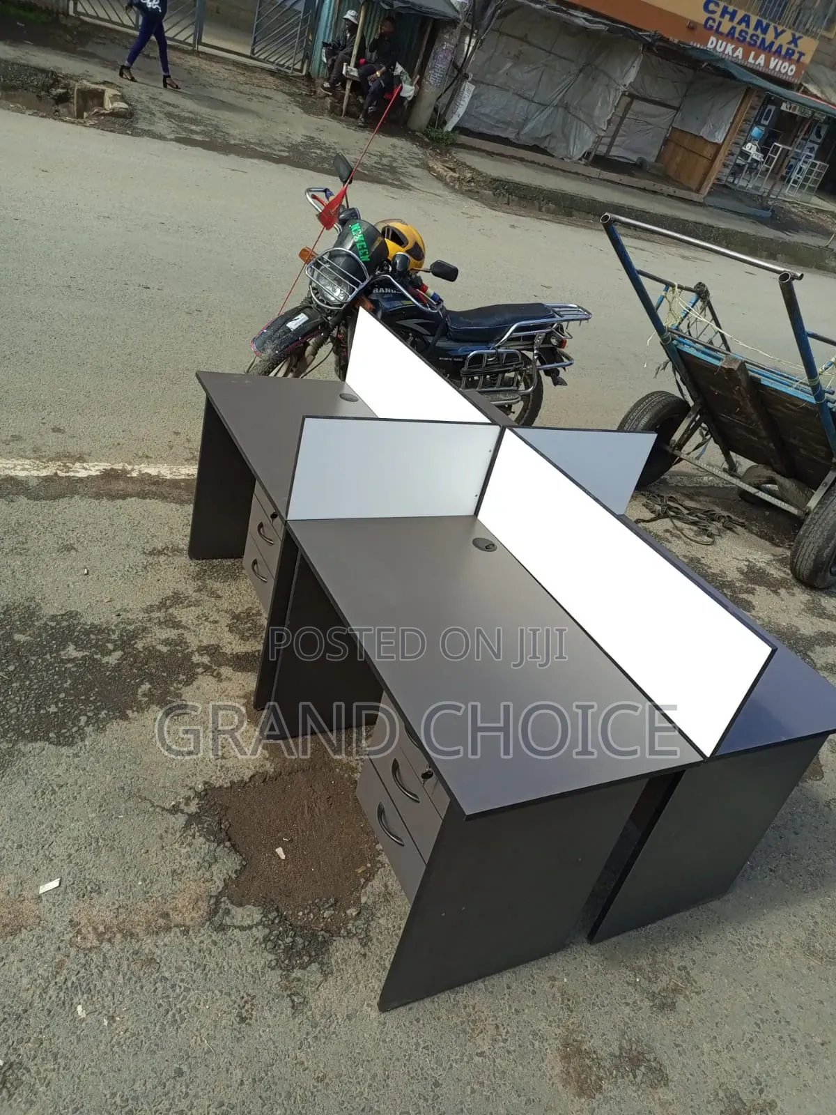 4 Way Workstation Desk MDF