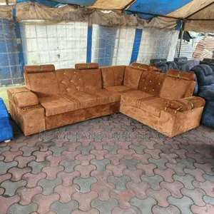 Brown 5 Seater L- Shaped Sofa