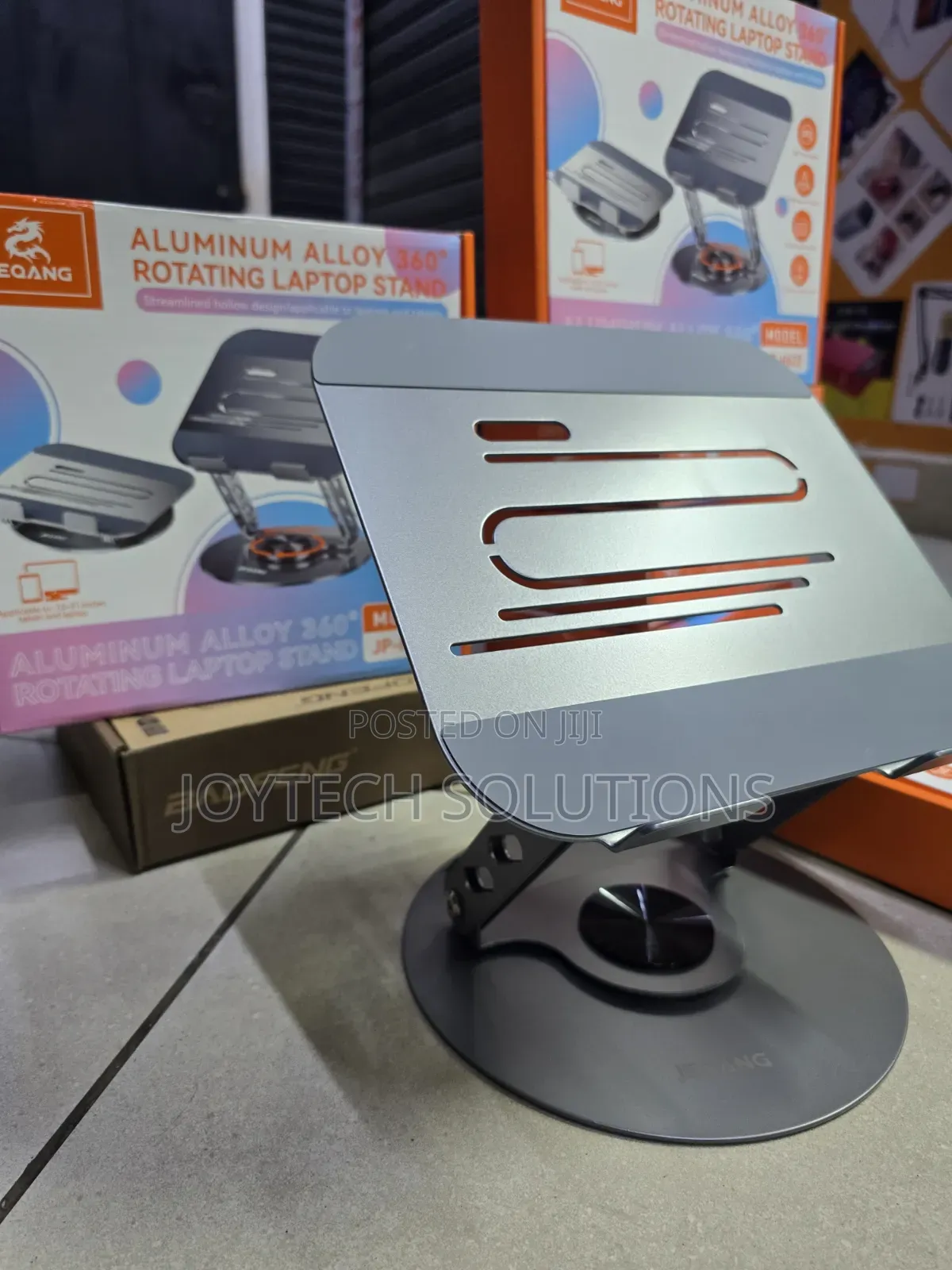 High Quality Jeqang Jp-H632 360° Swivel Laptop Tablet Stand