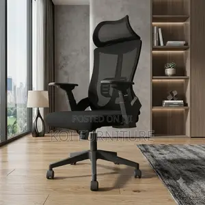Office Chairs; High Executive Fabric Chair With Headrest
