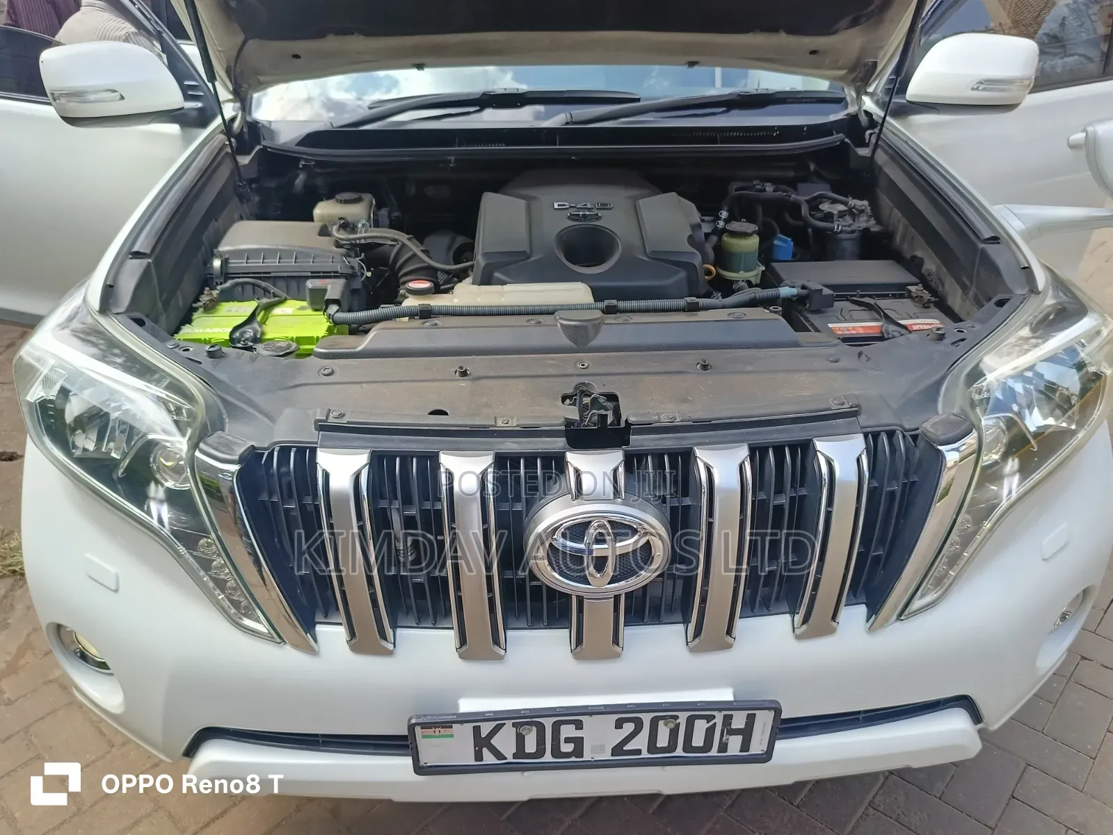 Toyota Land Cruiser Prado 2015 White