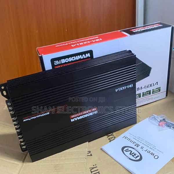 Powerful 1500watts Car Booster Bm600 4channel Long-Term Use