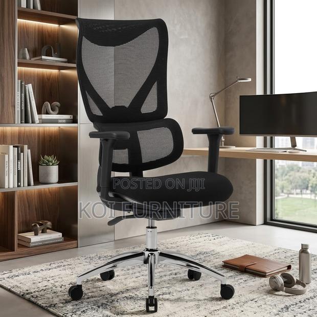 Office Chairs; Mesh Orthopedic Offices Fabric Chairs - thumbnail 2