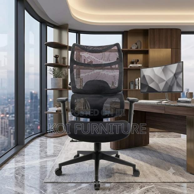 Office Chairs; Mesh Orthopedic Offices Fabric Chairs - thumbnail 3