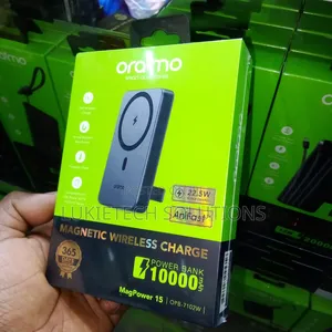 Oraimo Wireless Powerbank, Strong Magnetic Attachment 10000mah 22.5w