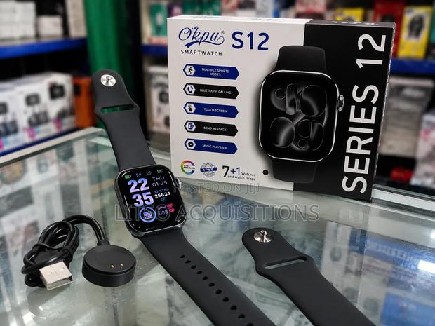 Okpu S12 Smart Watch Series 12 – Bluetooth Calling Amoled Display - thumbnail 2