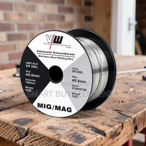 Smooth Operation Stainless Steel 0.8mm 1kg Flux Cored Gasless Mig Wire
