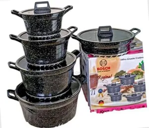 Bosch 10 Pieces Cookware Grey Colour