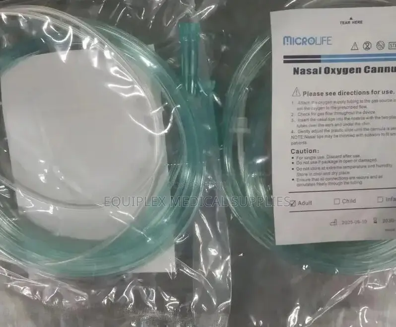 Medical Grade Adult Nasal Oxygen Cannula