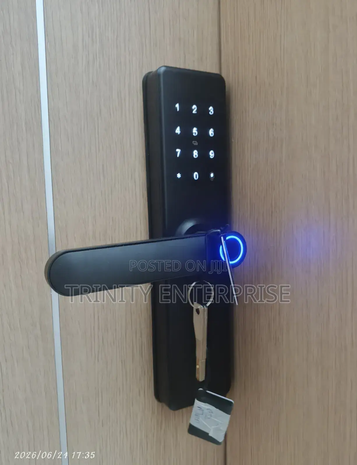 Smart Lock With Wifi App Password Rfid Unlock, Biometric