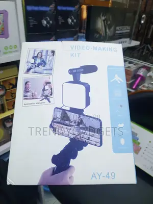 Ay-49 Smartphone Vlogging Kit With Bluetooth Remote