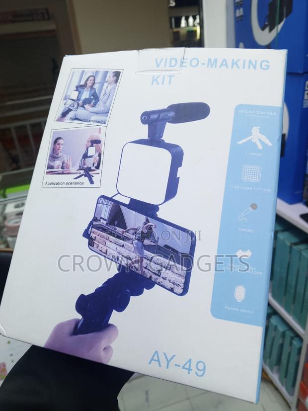 Ay-49 Smartphone Vlogging Kit With Bluetooth Remote - thumbnail 2