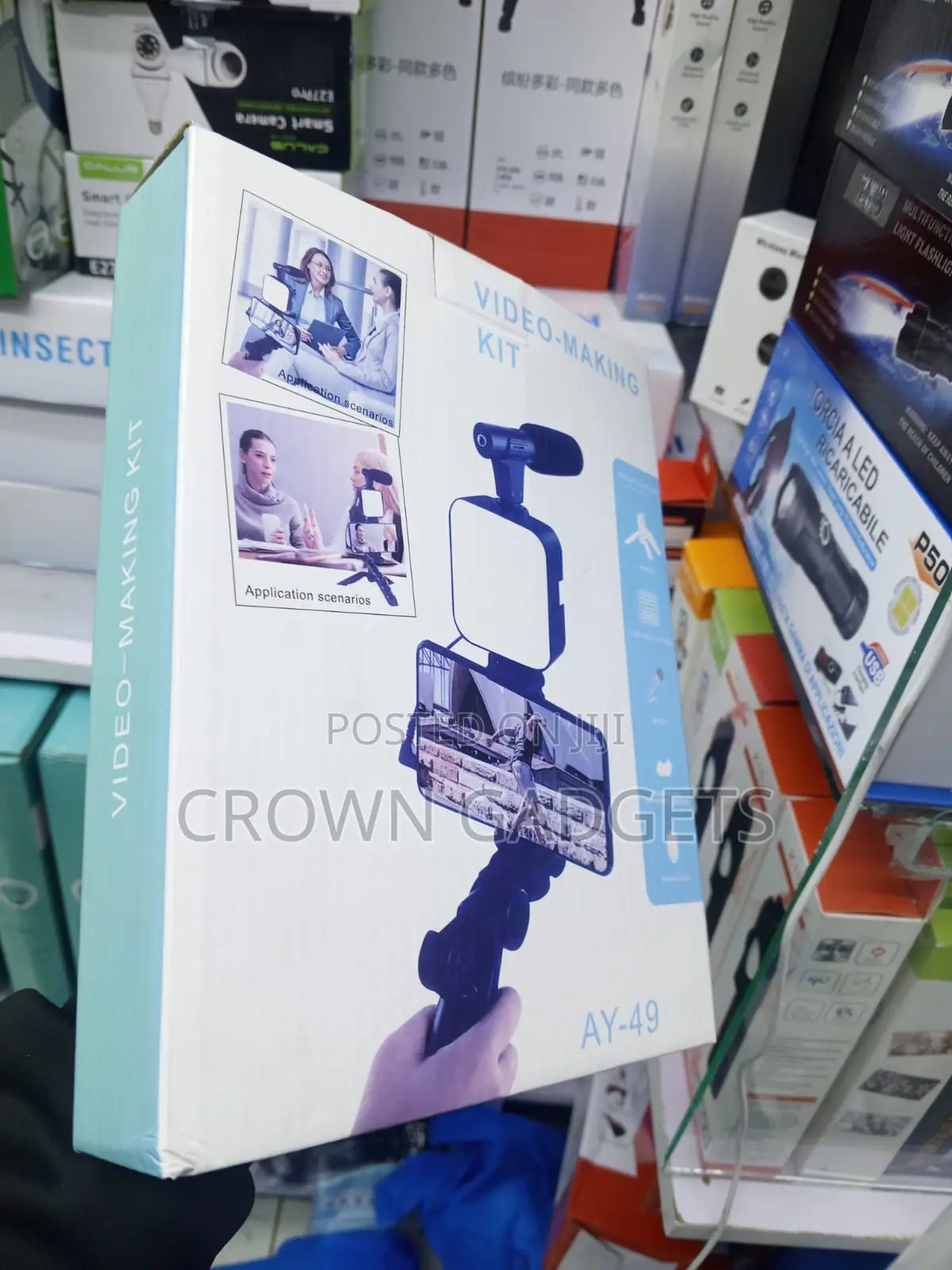 Ay-49 Professional Video Recording Kit With Bluetooth Remote