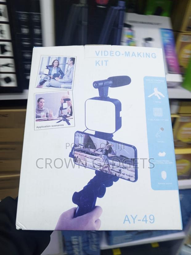 Ay-49 Professional Video Recording Kit With Bluetooth Remote - thumbnail 3