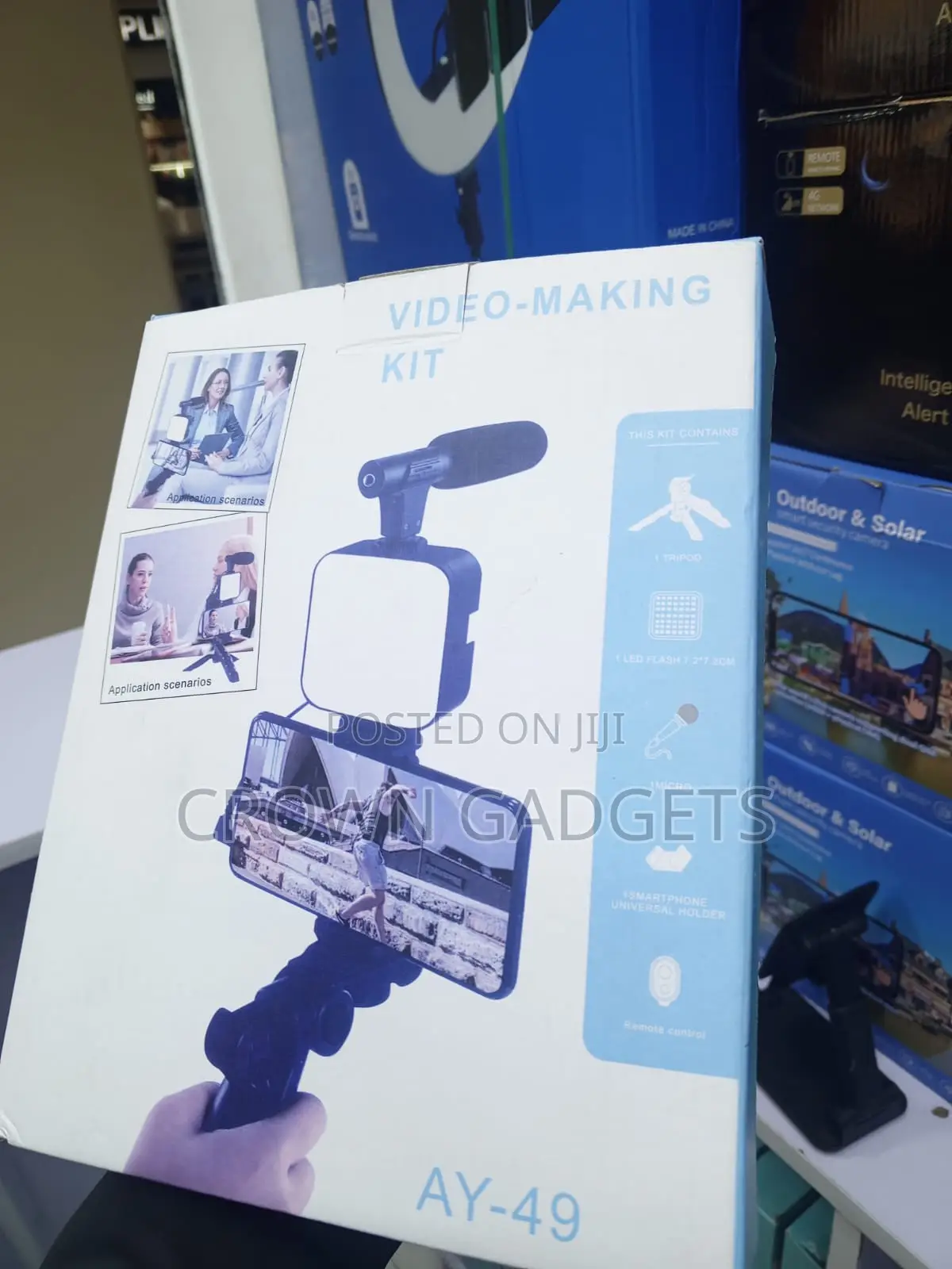 Ay-49 Video Vlogging Kit, Smartphone Recording Kit,