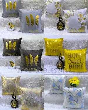Throw Pillow Cases in Various Colors and Types