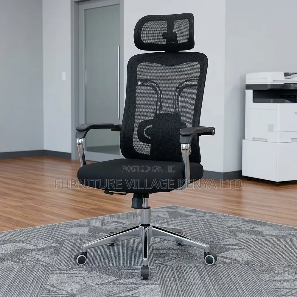 Ergonomic Highback Office Chair With Headrest