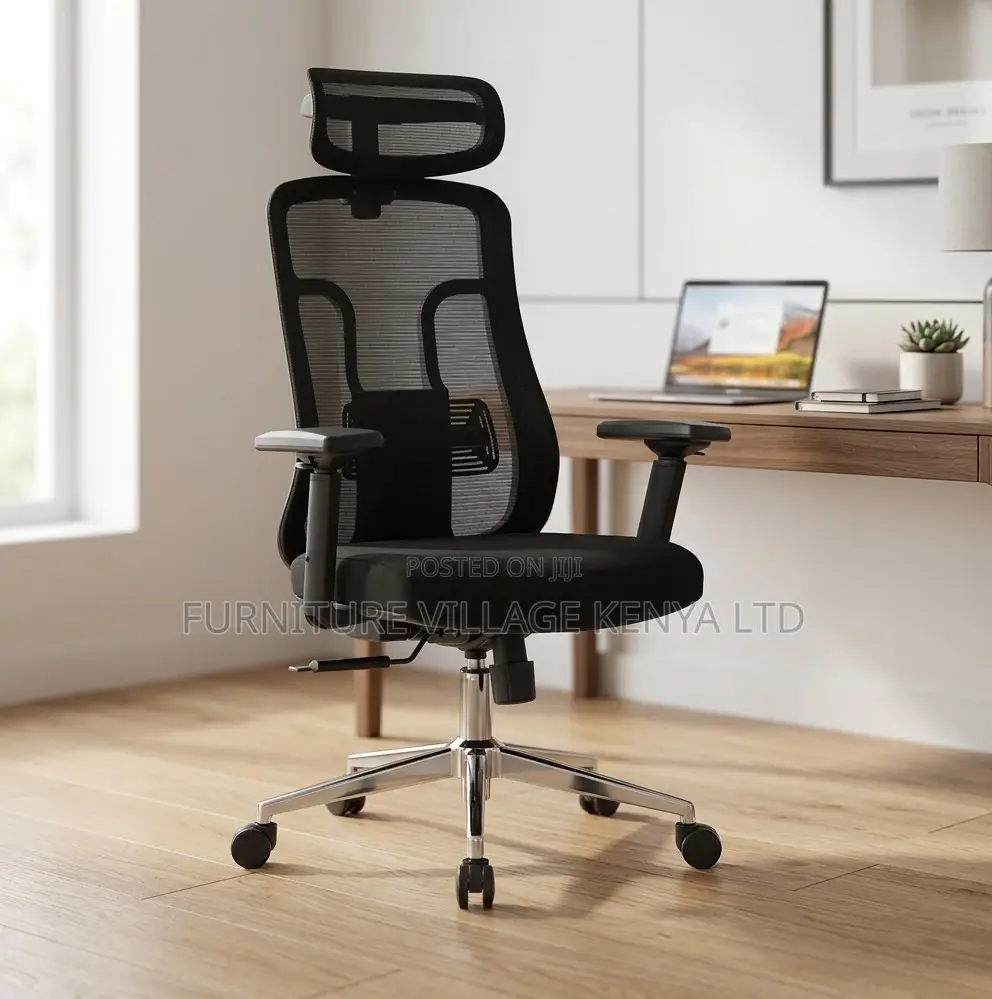 Ergonomic Highback Office Chair With Headrest