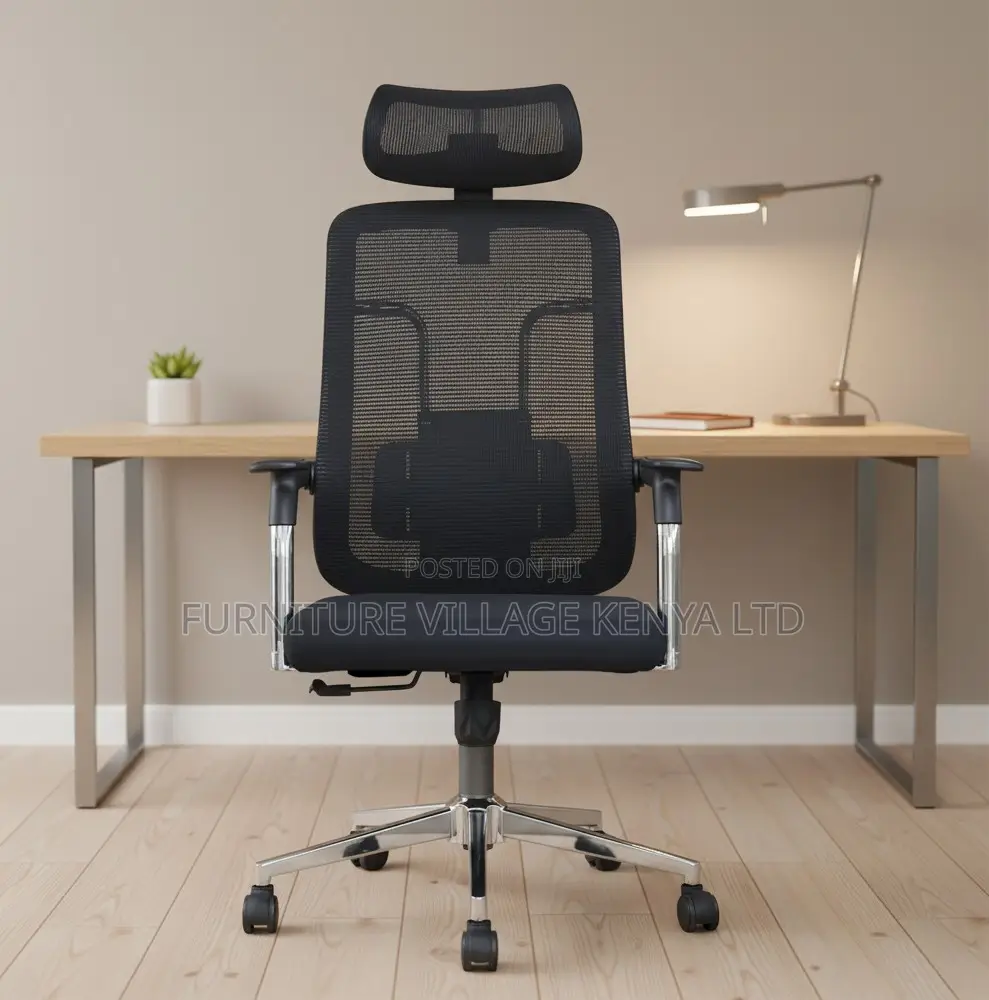 Ergonomic Highback Office Chair With Headrest
