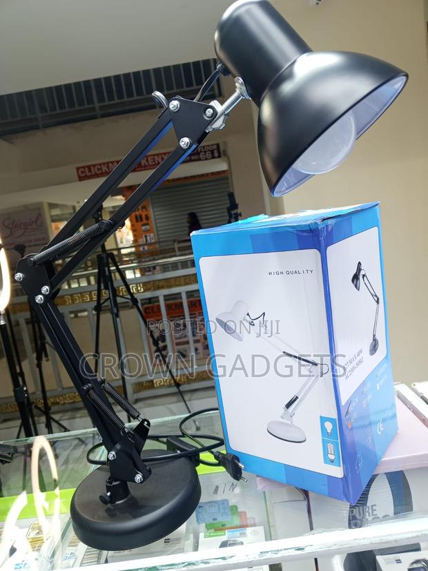 Black Led Desk Lamp for Office Study Table and Home Workspace - thumbnail 3