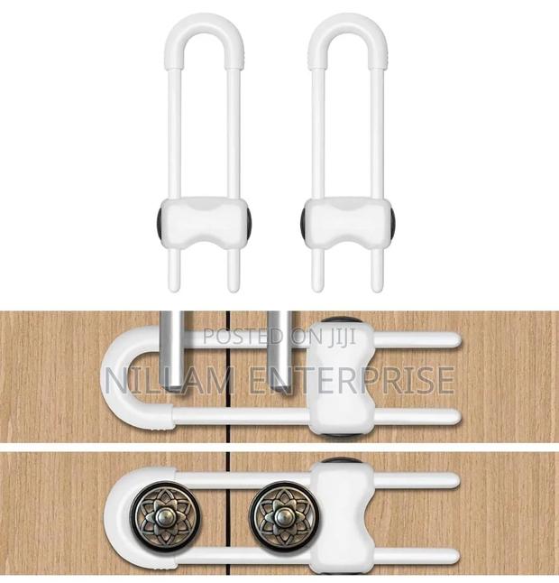 2pcs U Shaped Baby Proofing Cabinets Locks* - main view