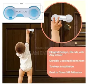 Multipurpose Non Toxic Bpa Free Safety Lock For Doors, Cabinet,5pcs