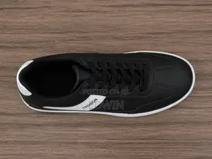 Stylish Black White Casual Sneakers for Men