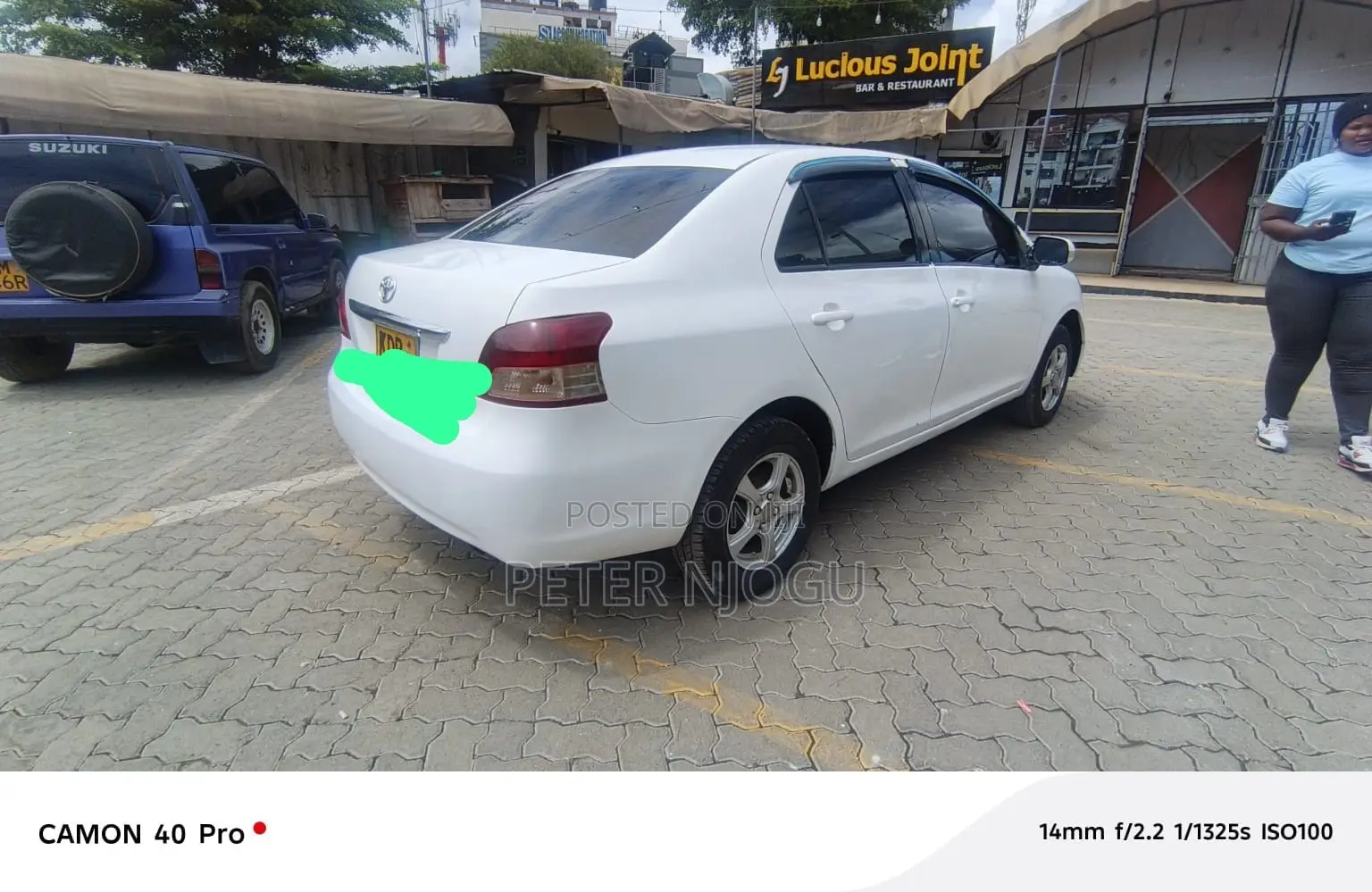 Toyota Belta 2014 White