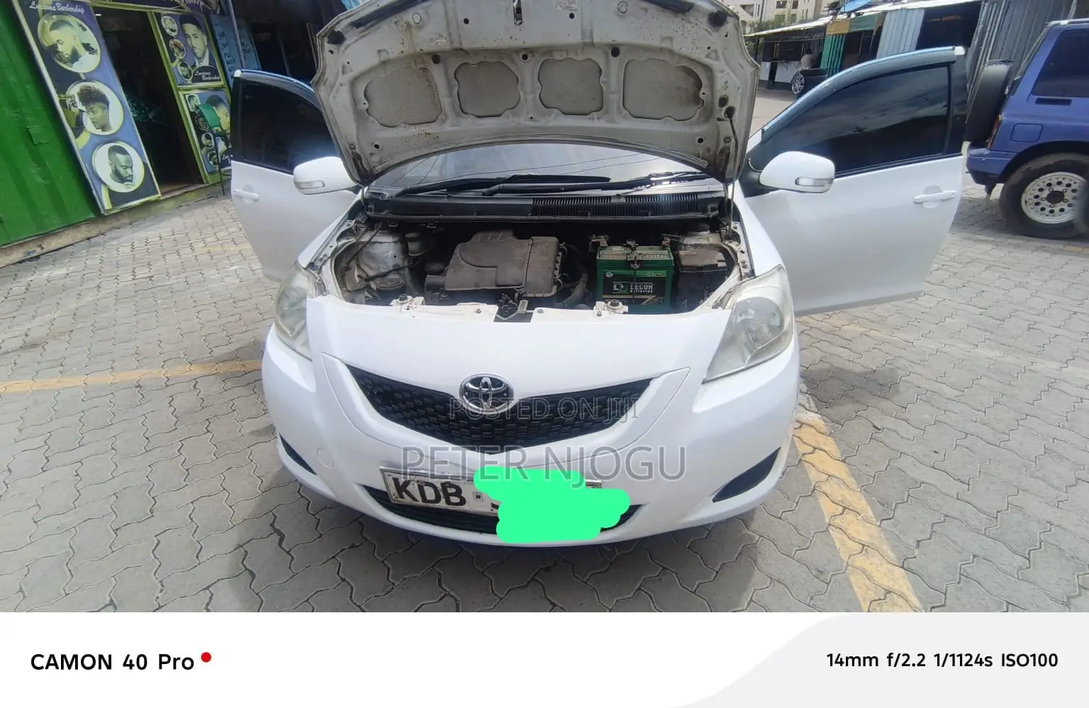 Toyota Belta 2014 White