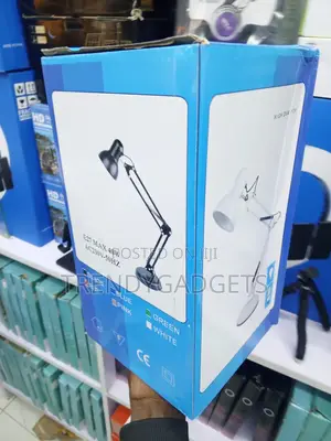 Adjustable Black Metal Desk Lamp With Swing Arm for Office