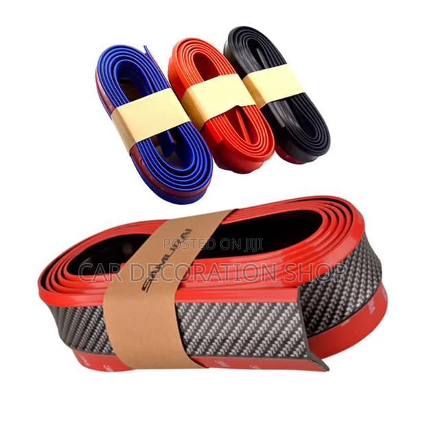 Samurai Colored Flexible Bumper Lip Allows Fit to Various Bumper Shape